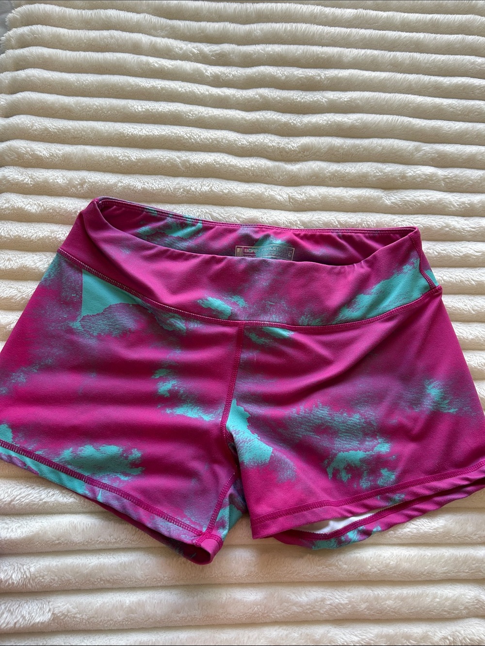 Born Primitive Magenta Shorts with Teal Accents